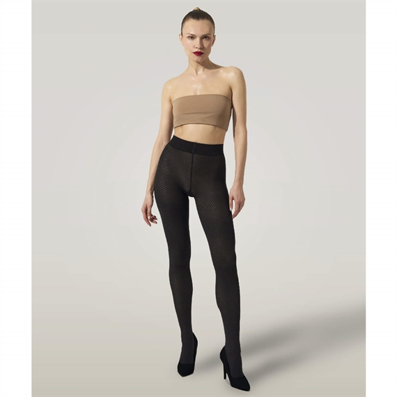 Wolford Cotton Dot Tights, Sort